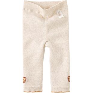 戴维贝拉女童打底裤儿童连裤袜白色冬装宝宝童裤大童加厚裤子童装