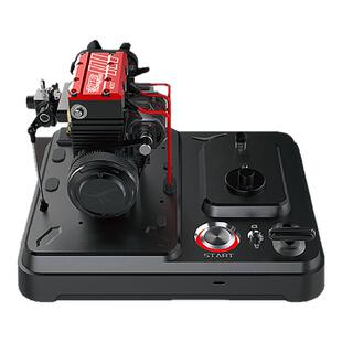 双缸发动机拼装模型全金属拓阳甲醇燃油微型迷你引擎机械组装玩具