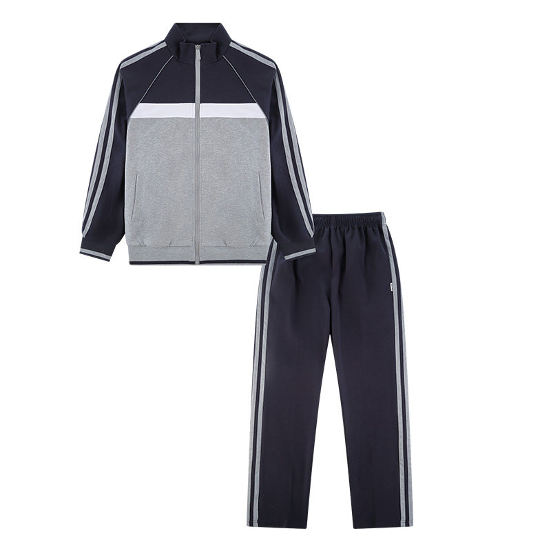 双湖中学秋季加厚校服套装