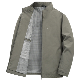 雪中飞正品2026春装新款夹克简约风立领防风商务外套男士休闲上衣