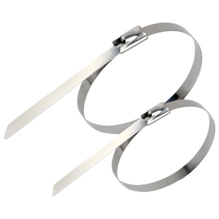 304不锈钢扎带自锁4.6-7.9MM金属耐高温防腐蚀扎丝卡箍户外拉紧器