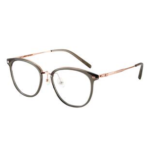 木九十新款素颜眼镜近视女大框可配度数钛合金眼镜框男MJ101FK075