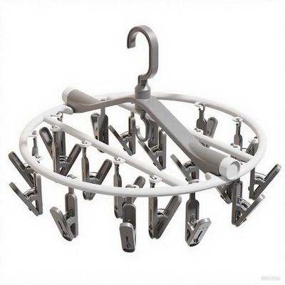 【开学必备神器！】多夹子晾衣架