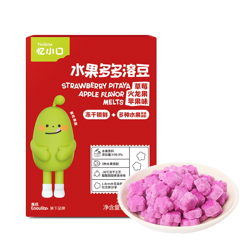 英氏忆小口冻干溶豆儿童零食6件装