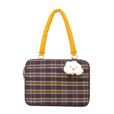 笔记本电脑包14寸手提适用macbook苹果air13.6华为matebook联想小新pro16通勤ipad平板收纳包15.6斜挎女士款