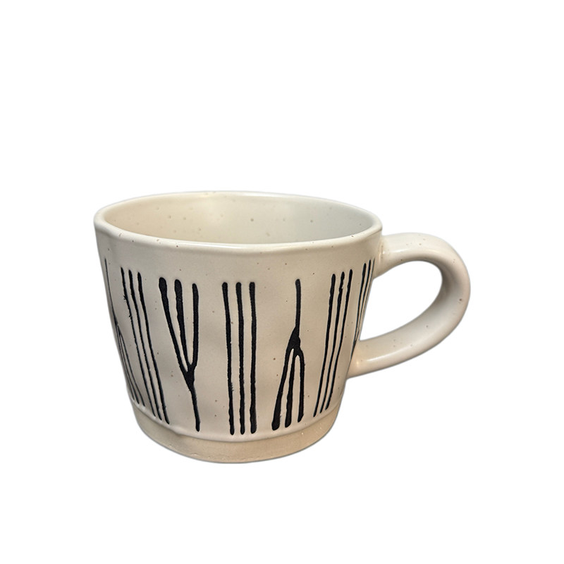 半橘Cup 限定复古咖啡杯日式马克杯大容量水杯陶瓷杯子小众伴手礼
