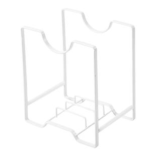 高颜值台面盘碟沥水架防锈厨房竖放碗碟架结实稳固立式锅盖收纳架