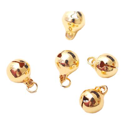 铜电镀金保色小铃铛吊饰
