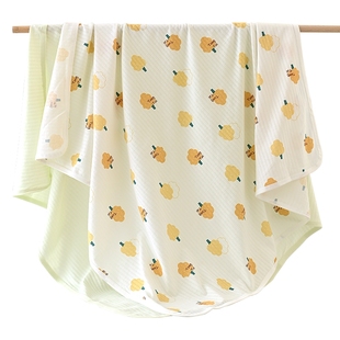 童泰包单初生婴儿夏季薄款纯棉宝宝襁褓裹巾新生儿包巾抱被2条装