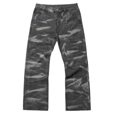 THEWIZ水波纹牛仔裤