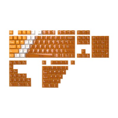 美人椒双拼PBT热升华PC透光键帽