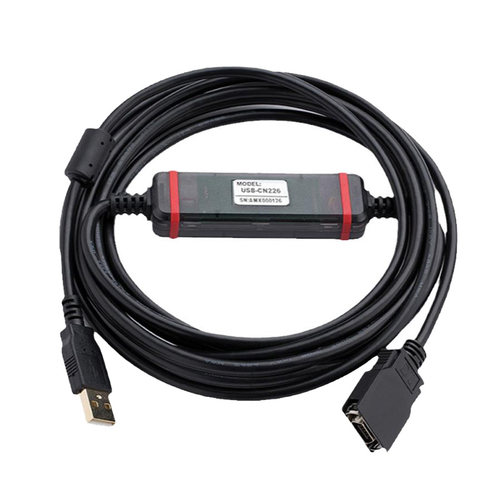 适用于欧姆龙CS/CJ/CQM1H和CPM2C系列PLC编程电缆USB-CN226下载线
