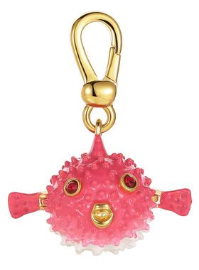 JuicyGrape鱼鳍可活动河豚吊坠