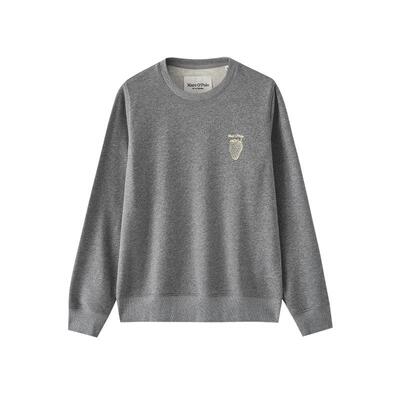 【自营】Marc O'Polo【商场同款】 刺绣草莓logo圆领正肩卫衣女