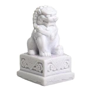 可爱迷你石狮子结婚新婚桌面摆件装饰中国风镇宅创意礼品中式雕刻