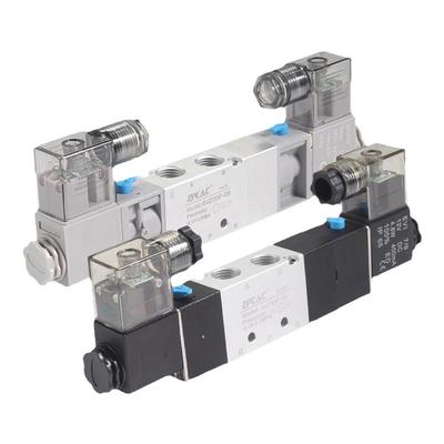 中压式三位五通电磁阀