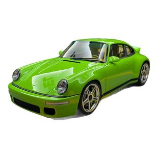 Almost Real ar 1:18 保时捷ruf scr 2018桦木绿合金全开汽车模型