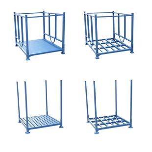重型堆垛架布料仓库仓储折叠插管式钢制巧固架配件脚碗支持定制