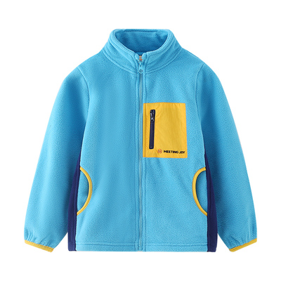 MEETINGJOY男童春款摇粒绒外套