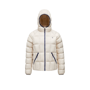 君羽辕辙白鹅绒羽绒服700蓬男女情侣款连帽冬季轻薄62041