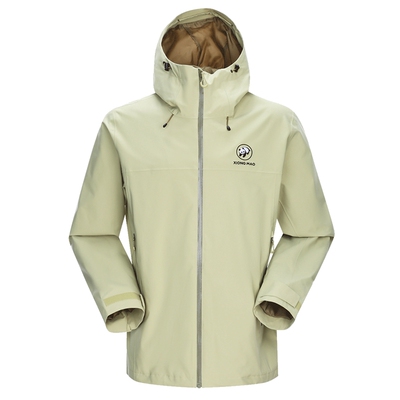 熊猫骆驼冲锋衣女款2026年夏夹克户外徒步防风防雨登山服连帽外套