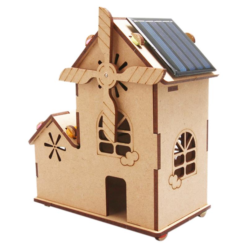 太阳能风车小屋儿童科普手工diy科技小制作小学生科学实验材料包