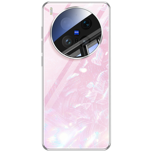 适用vivox300手机壳x300pro新款贝壳纹璀璨玻璃vivo镜头全包x300Ultra高端保护套系列x300s外壳防摔高级感男