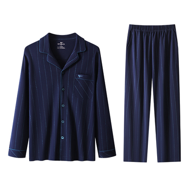 七匹狼男士睡衣纯棉家居服套装男