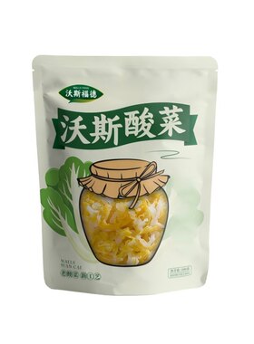沃斯乳酸菌发酵酸菜无添加剂东北特产膳食纤维配料表干净特质农品