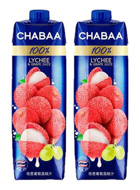 CHABAA恰芭纯果汁无添加泰国1L装