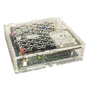 ITX小机箱迷你紧凑亚克力有机玻璃DIY显核电脑板载DC工控主板便携