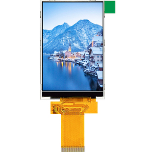 3.5寸TFT液晶显示40P电阻触摸屏lcd串并口驱动ILI9488驱动320480