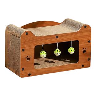 猫抓板耐磨不掉屑猫爪板沙发防猫抓猫窝猫抓板一体四季通用瓦楞纸