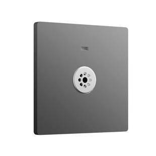 86型暗装声光控面板二线楼道延时感应led节能灯家用物业声控开关