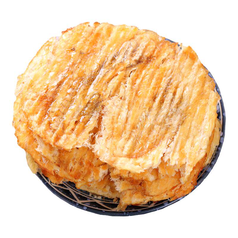 烤鱼片500g秦皇岛特产马面鱼片香烤即食北戴河特产碳烤鱼片鱼丝片