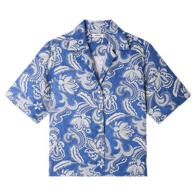 SANDRO佩斯利印花图案衬衫