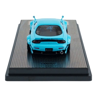 INNO 1:64 马自达RX7 FD3S 宽体改装 潘德姆火箭兔 合金汽车模型