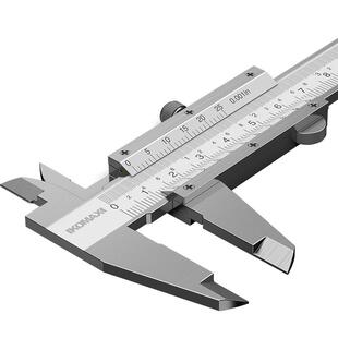 不锈钢游标卡尺工业级高精度家用数显油标卡尺小型深度测量尺工具