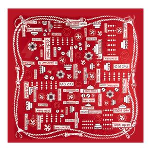 上海故事x《得闲谨制》联名款真丝双面印花中方巾女桑蚕丝巾礼盒