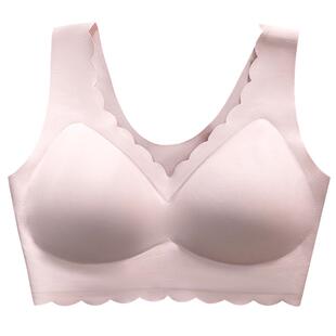恒源祥妈妈内衣文胸中年妇女无痕聚拢无钢圈防下垂背心式大码胸罩