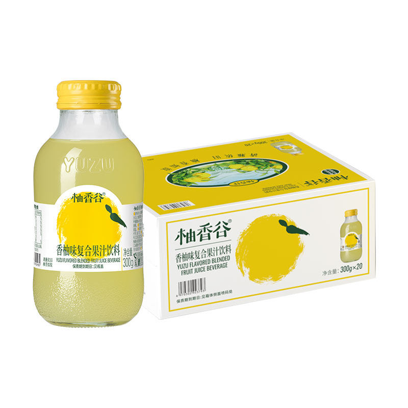 柚香谷香柚复合果汁300g*20瓶
