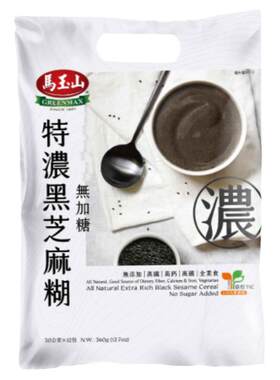 台湾马玉山特浓黑芝麻糊30g*12包