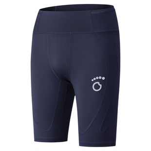 马孔多新款男女跑步运动马拉松吸汗速干压缩支撑4分裤健身短裤