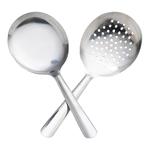 304不锈钢分餐勺子金色大号家用大饭勺汤勺漏勺酒店专用的公用勺