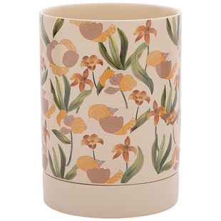 法式鸢尾花陶瓷筷子筒沥水防霉台面筷子笼筷子收纳盒家用高档新款