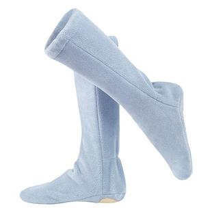 舞蹈保暖靴女秋冬季加绒舞蹈鞋热身芭蕾舞鞋成人高帮软底练功棉鞋