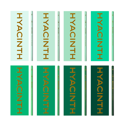 悦声软中硬耀光铅笔8支装不反光