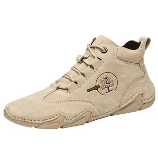 健腾公羊断码清仓特价真皮马丁靴男潮鞋百搭加绒休闲高帮工装男鞋