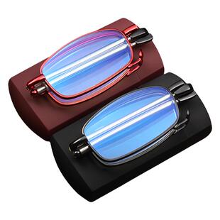 防蓝光老花镜男折叠女高清正品老花眼镜便携时尚超轻老人老光眼睛