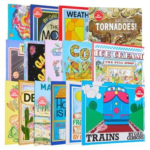 Gail Gibbons 盖尔吉本斯少儿百科绘本系列 英文原版 How a House Is Built 盖房子 儿童科普插图读物图书  5-9岁